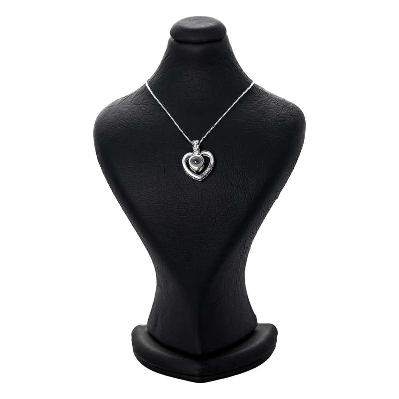 گردنبند نقره زنانه مدل قلب