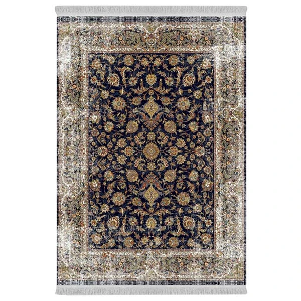 فرش پارچه‌ای دفه مدل فرشینه هازان مخمل طرح فانتزی کد 3192