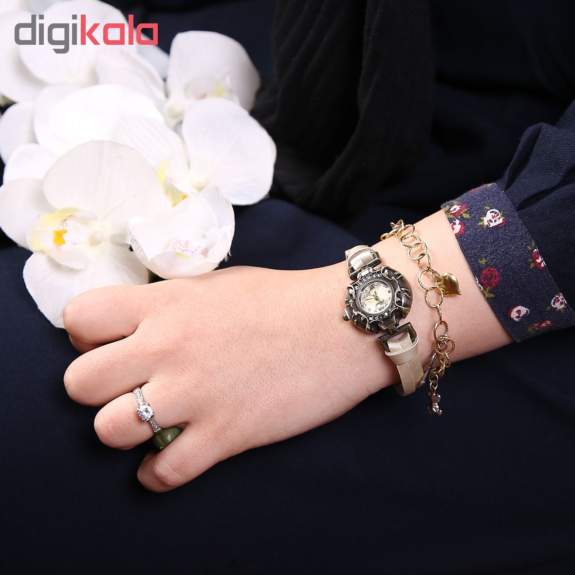 ساعت مچی عقربه ای زنانه رست کد 225-110