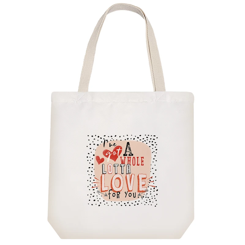 ساک خرید خندالو مدل عاشقانه Lovely کد H1168