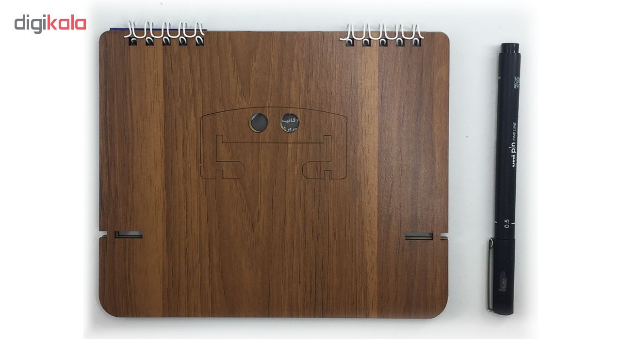 تقویم رو میزی سال 98 مدل چوبی