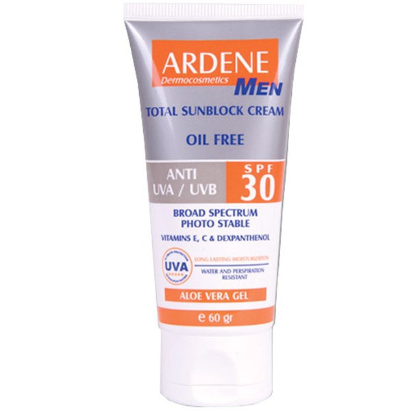 کرم ضد آفتاب آقایان آردن SPF30