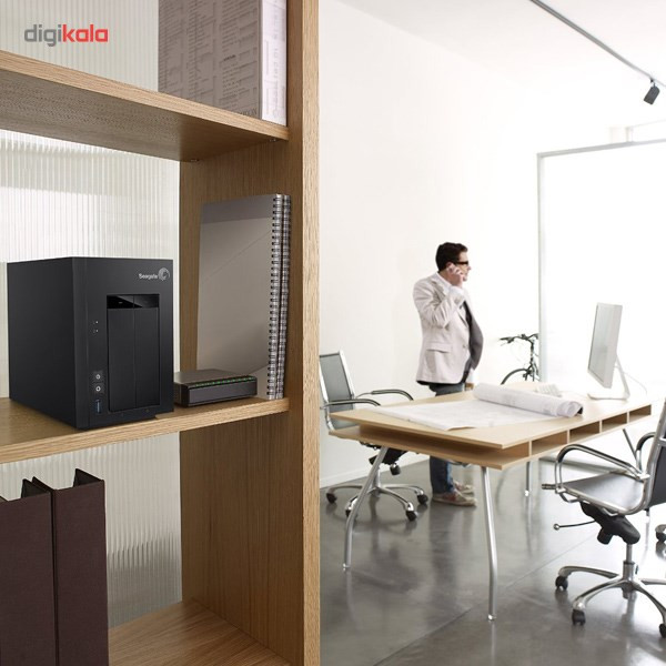 ذخیره ساز تحت شبکه سیگیت مدل 2Bay STCT10000200 ظرفیت 10 ترابایت