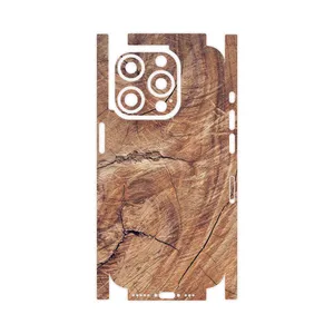 MAHOOT Wood Texture 5-FullSkin Cover Sticker for Apple iPhone 15 Pro