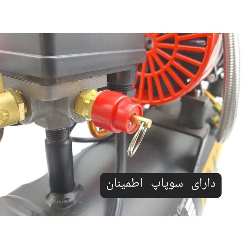 کمپرسور هوا اوکی مدل 0K1201 ظرفیت 12 لیتر