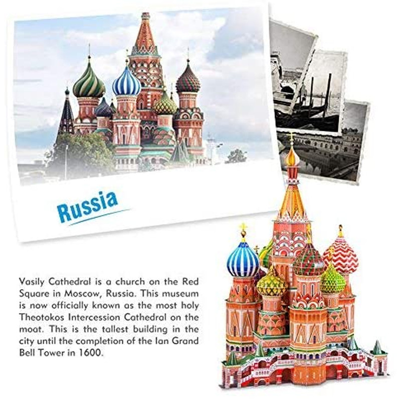 ساختنی کیوبیک فان مدل ST. BASILS CATHEDRAL