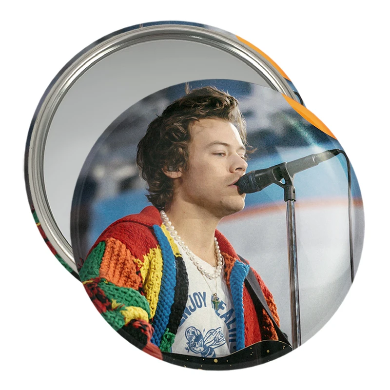 آینه جیبی خندالو مدل هری استایلز گروه موسیقی وان دایرکشن One Direction  کد 18934