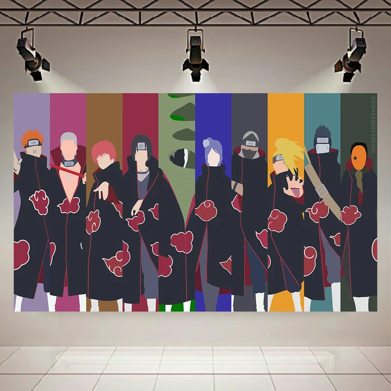 تابلو شاسی طرح انیمه مدل ناروتو کد AR515