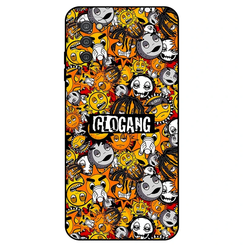 کاور مگافون طرح شکلک مدل 8243 مناسب برای گوشی موبایل سامسونگ Galaxy A03S       