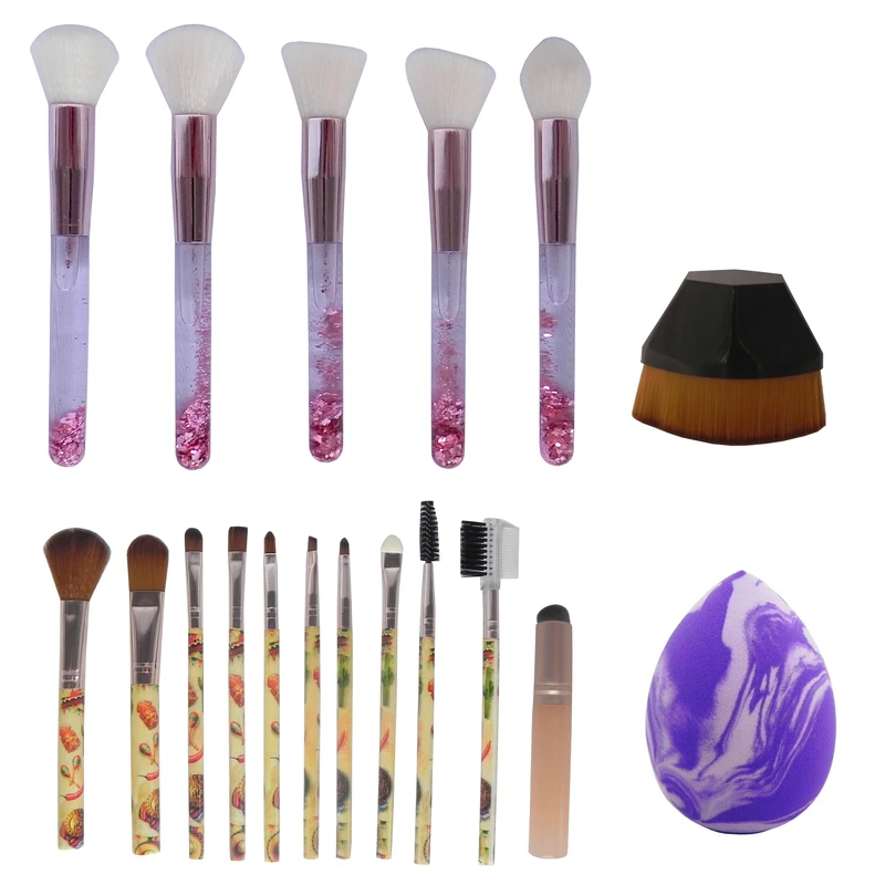 ست براش آرایشی کد 00367 بسته 18 عددی