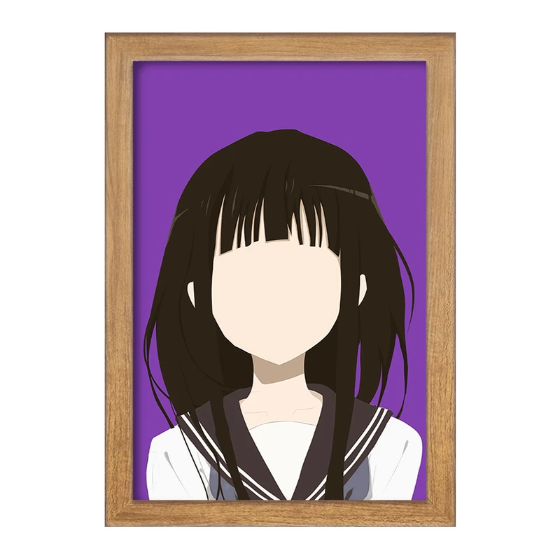 تابلو خندالو مدل چیتاندا انیمه هیوکا Hyouka  کد 17108