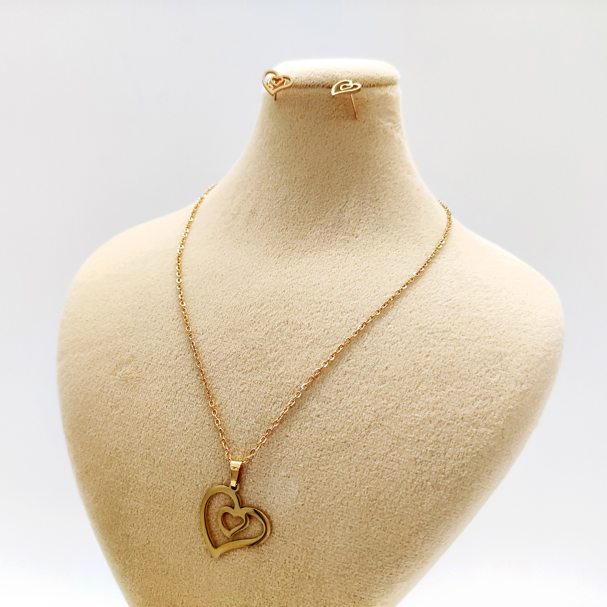 نیم ست زنانه مدل قلب 3