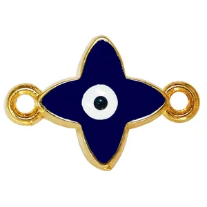 آویز دستبند مدل گل چشم نظر کد AD 885