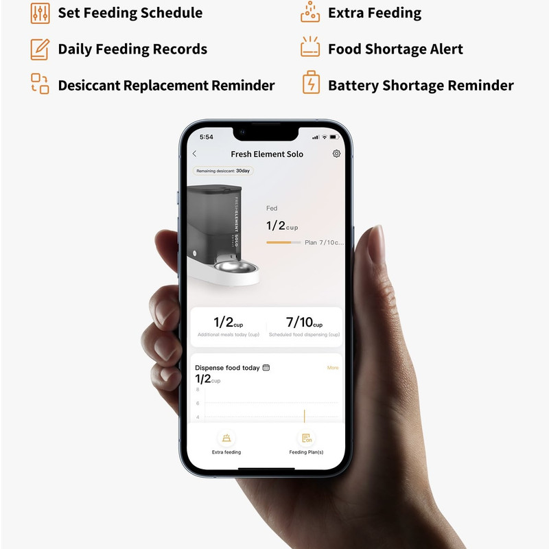 ظرف غذا اتوماتیک سگ و گربه پت کید مدل p570