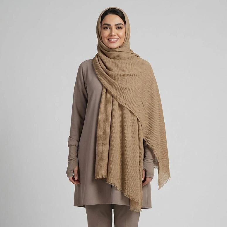 شال زنانه مدل پفکی
