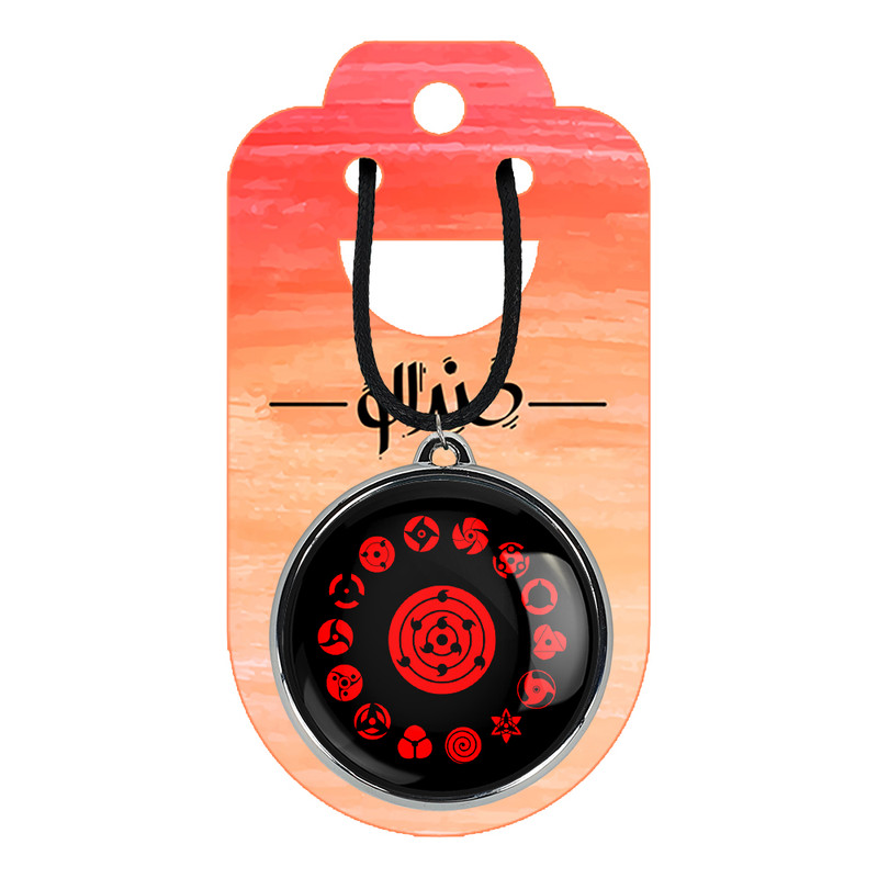 گردنبند خندالو مدل شارینگان ها و اوبیتو انیمه ناروتو کد 1127611281