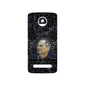 MAHOOT Collage of Steve Jobs 2 Cover Sticker for Motorola Moto Z2 Play