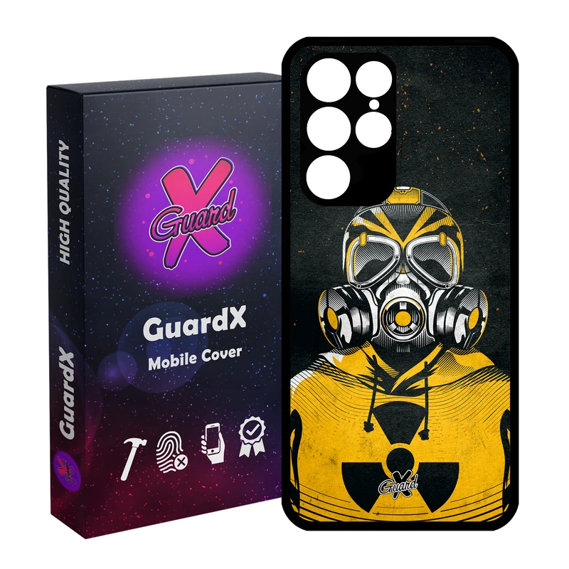 کاور گارد ایکس طرح Mask مدل Glass10164 مناسب برای گوشی موبایل سامسونگ Galaxy S22 Ultra