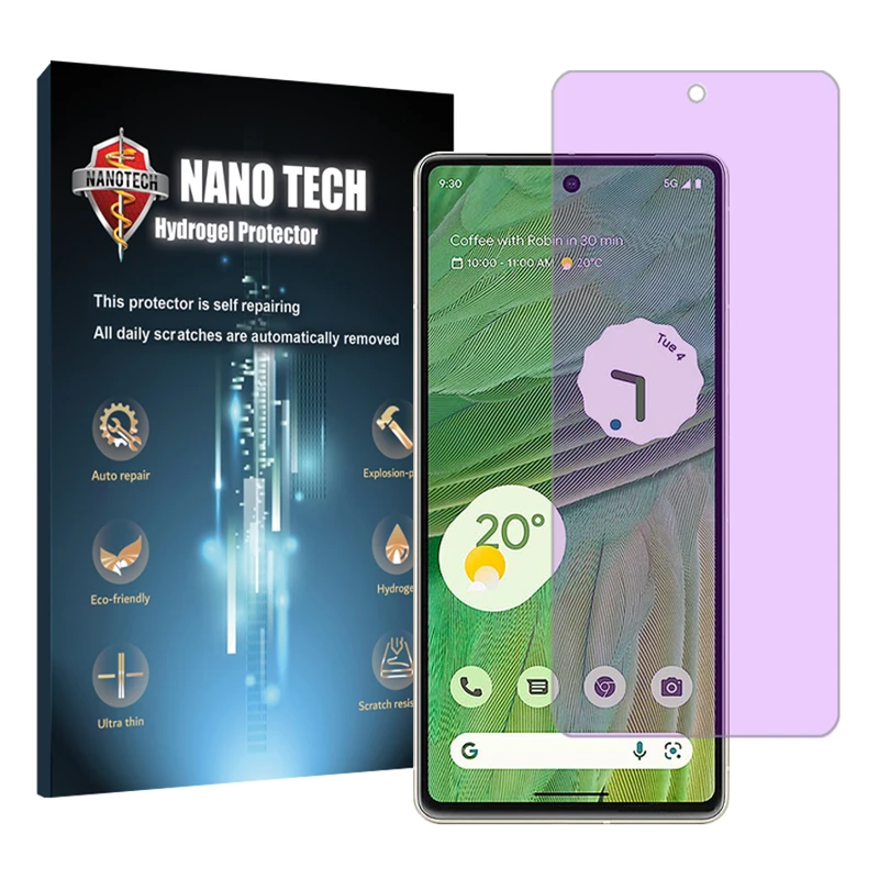 محافظ صفحه نمایش آنتی پرپل نانو تک مناسب برای گوشی موبایل گوگل Pixel 7
