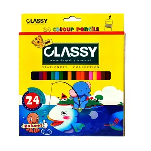 مداد رنگی 24 رنگ کلاسی مدل Easy handling