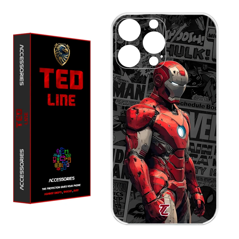 کاور تدلاین طرح آیرون من کد 1161 مناسب برای گوشی موبایل اپل Iphone 12 Pro Max