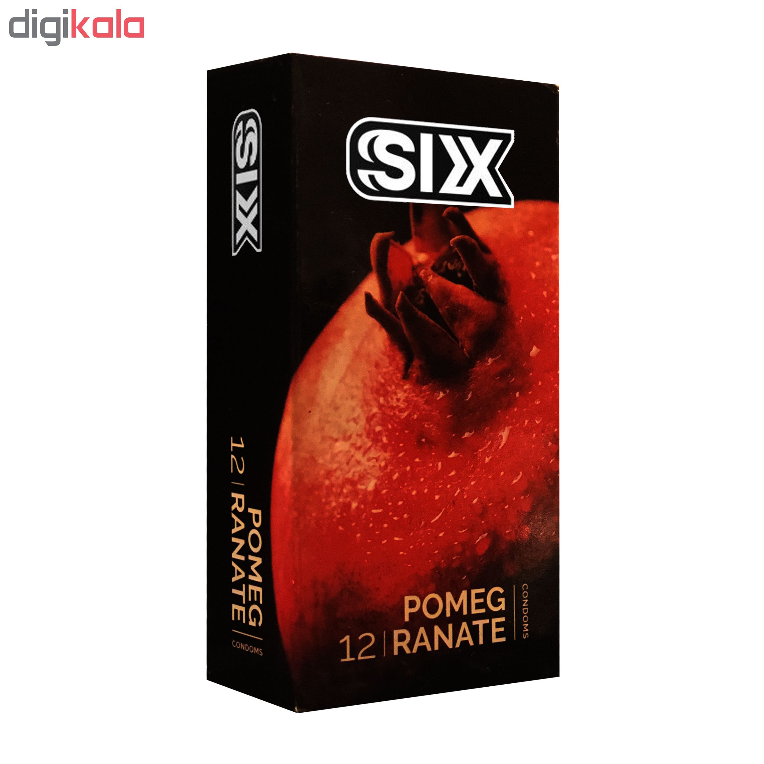 کاندوم سیکس مدل Pomegranate بسته 12 عددی -  - 2