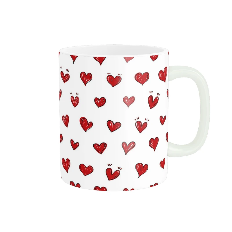 ماگ پاد آفرین طرح قلب کد 5779