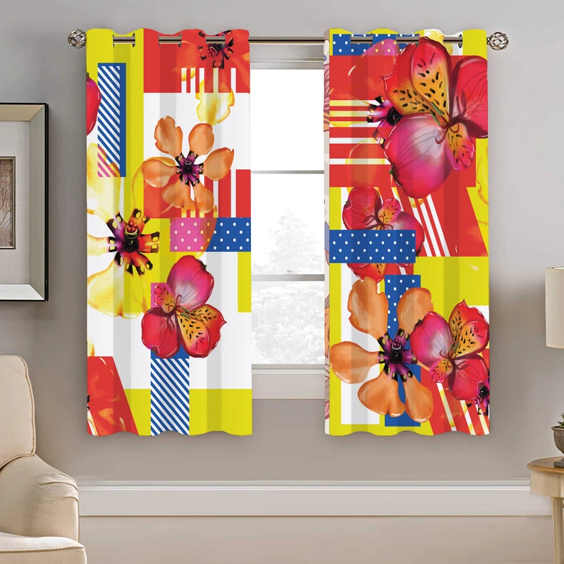 پرده نیروانا طرح سنتی مدل مخمل کد 4495 سایز 140×200 سانتی متر