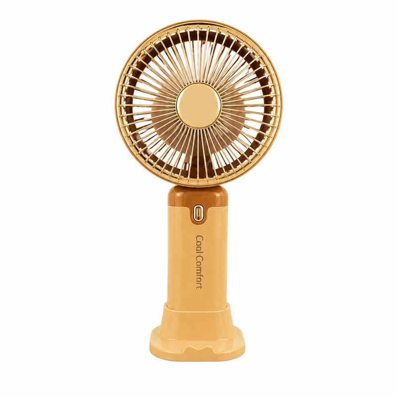 پنکه دستی شارژی مدل قابل حمل 3 حالته کد Mini Portable & Rechargeable Cooling Fan