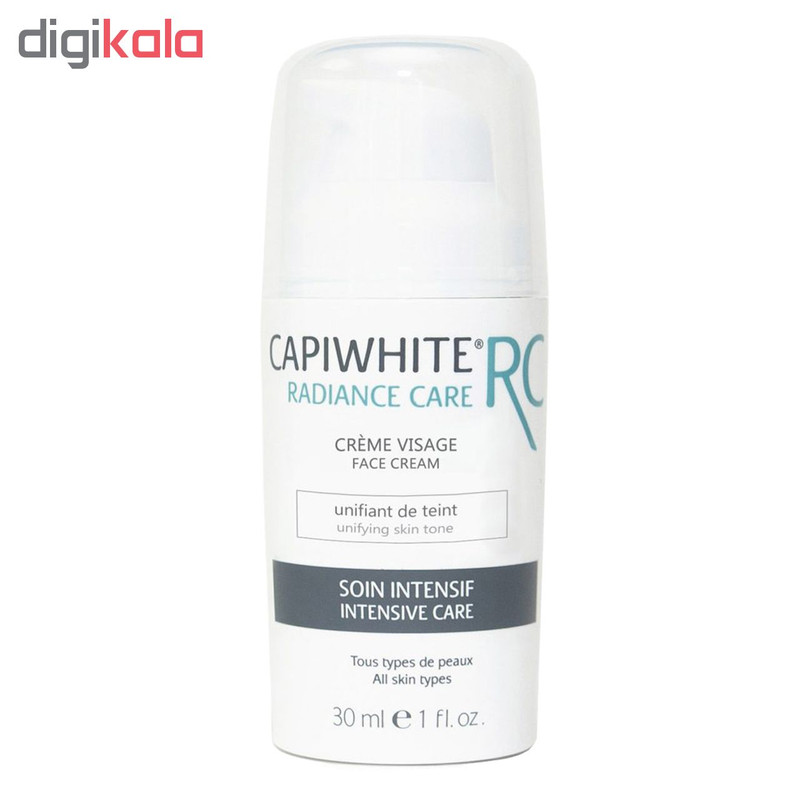 کرم روشن کننده قوی کپیدرما مدل Capiwhite Radiance Care SPF15 حجم 30 میلی لیتر