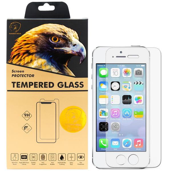 محافظ صفحه نمایش گلدن ایگل مدل Brilliant Shield مناسب برای گوشی اپل آیفون 5/5S/SE محافظ صفحه نمایش گلدن ایگل مدل Brilliant Shield مناسب برای گوشی اپل آیفون 5/5S/SE