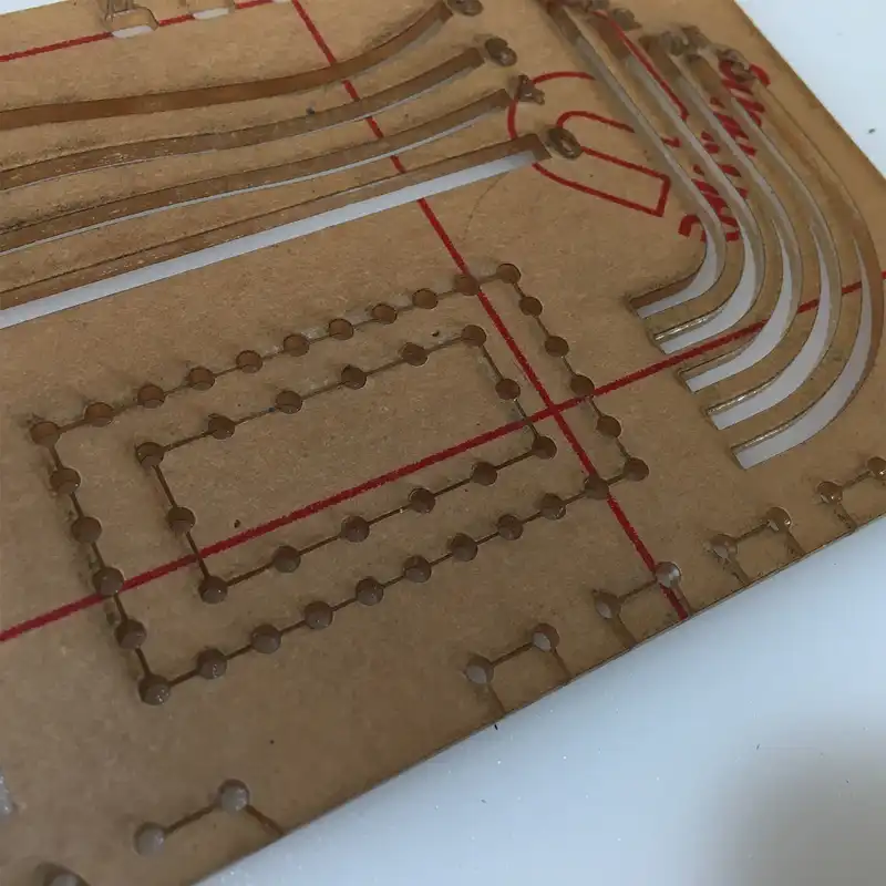 شابلون نشانه گذاری طرح کمربند مدل Stencil-Belt