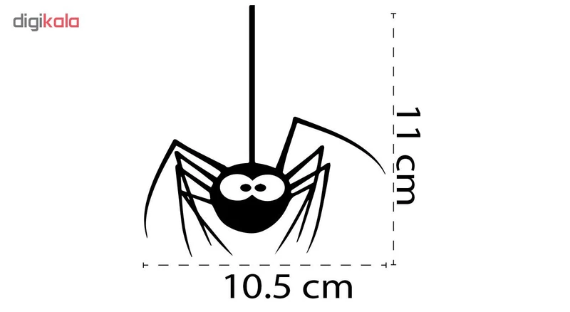 استیکر کلید و پریز طرح عنکبوت کد 120 عکس شماره 3