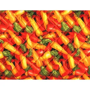 زیر بشقابی چاپی 43 × 32 رزین تاژ طرح هویج 2 عددی