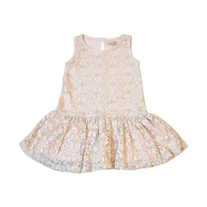 پیراهن دخترانه ال سی وایکیکی مدل گیپور کد 090