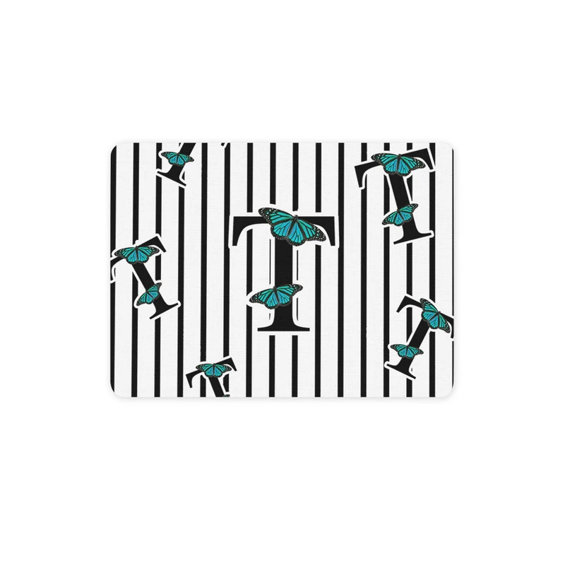 ماوس پد ترمه طراحان ایده مدل حرف T پروانه ای کد cfp3022