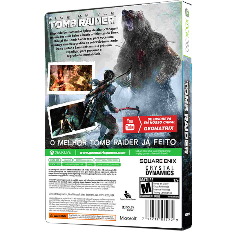 بازی Rise of the Tomb Raider مخصوص XBOX 360