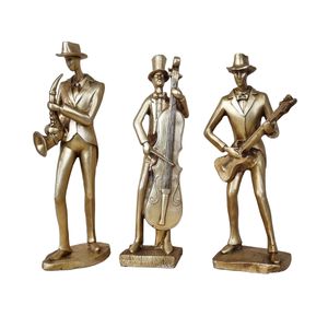 مجسمه مدل سه مرد موزیسین مجموعه 3 عددی