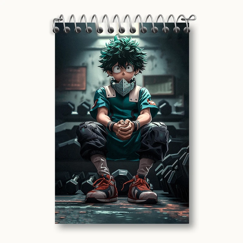 دفتر یادداشت 50 برگ خندالو مدل انیمه آکادمی قهرمان من کد F2840