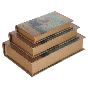 جعبه هدیه گره طرح کتاب مدل Ship 05 مجموعه 3 عددی