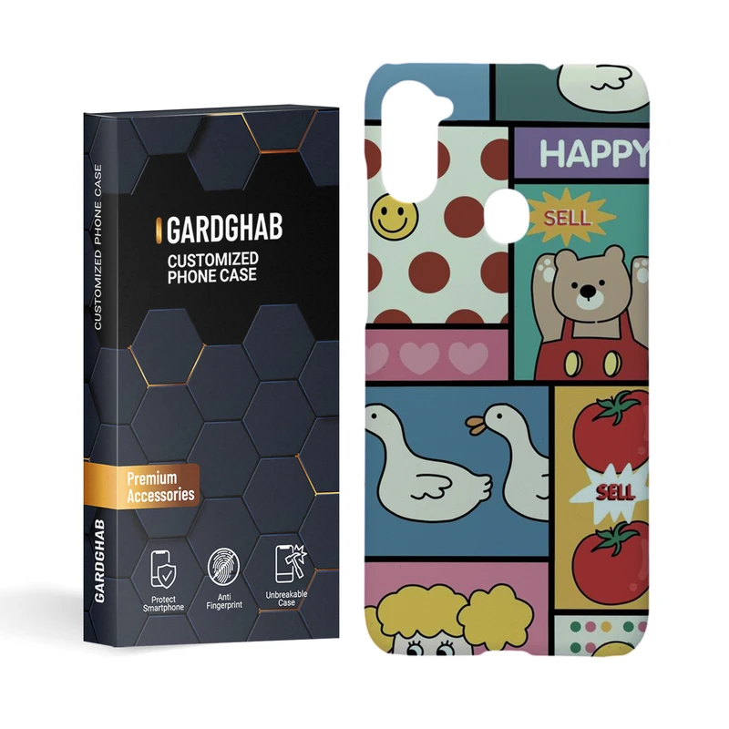  کاور گارد قاب مدل دخترانه مناسب برای گوشی موبایل سامسونگ galaxy a11