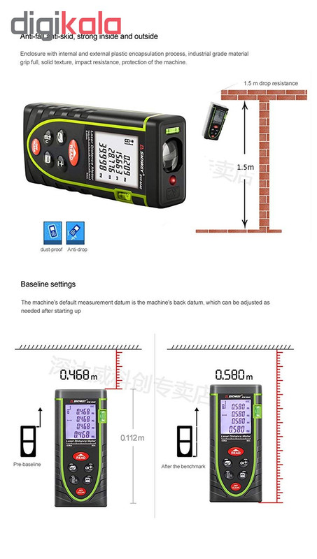 متر لیزری اس ان دی وای مدل SW