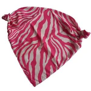 روسری زنانه مدل مینی نخی زبرا گورخری کد 43