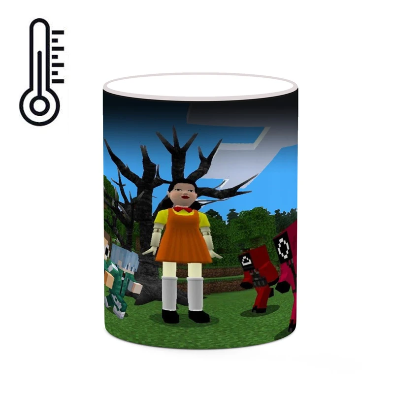 ماگ حرارتی کاکتی طرح ماینکرافت minecraft مدل mgh41108
