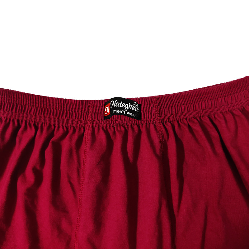 شورت مردانه پوشاک ناطقیان مدل پادار سوپر نخ پنبه کد 28