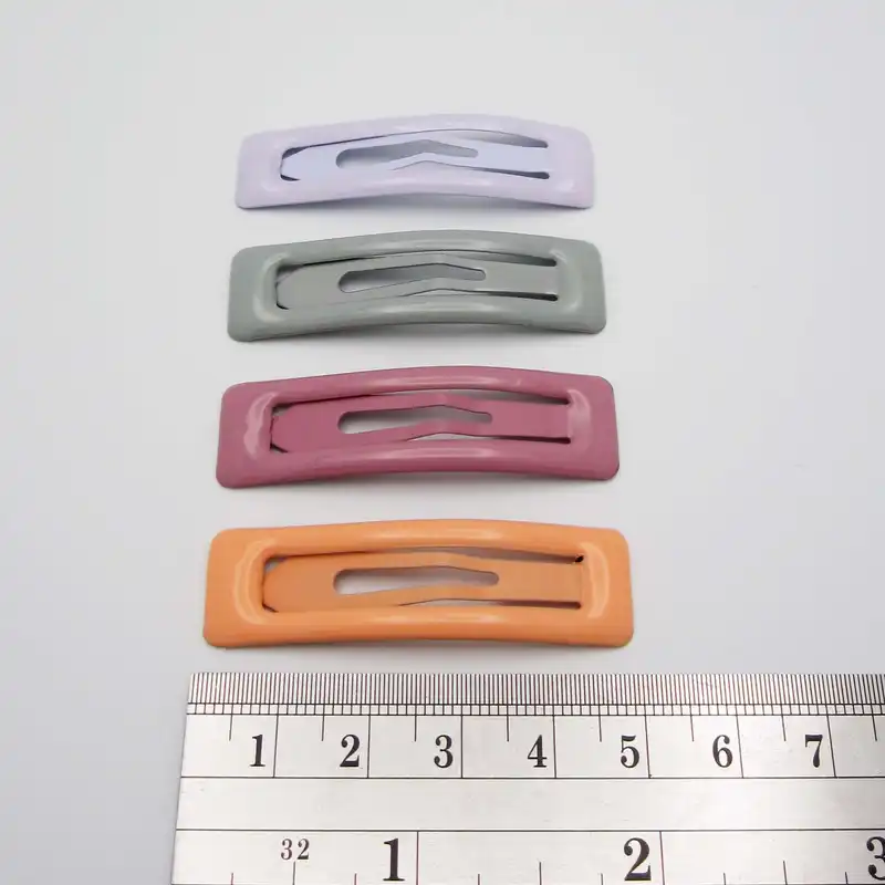 گیره مو زنانه مدل تق تقی لاکی کد 2 بسته 4 عددی