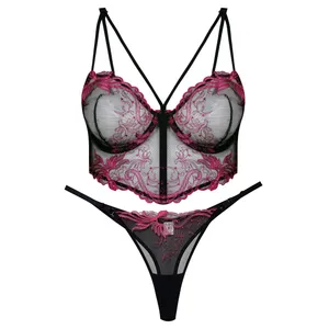 ست شورت و سوتین زنانه برتا مدل فنردار کد 5112-2511-EB