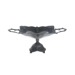 نقل خوری مربع کوچک پایه دار دسته دار سیلویا کد 18009972