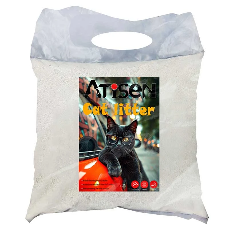 خاک بستر گربه آتیسن مدل گرانول کد R29-10 وزن 10 کیلوگرم