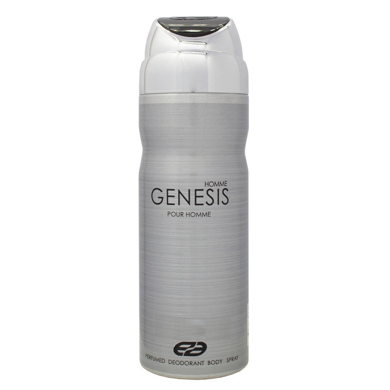 بادی اسپلش مردانه عماد آرا مدل Genesis Homme حجم 250 میلی لیتر به همراه اسپری بدن مردانه عماد آرا مدل Genesis Homme حجم 200 میلی لیتر